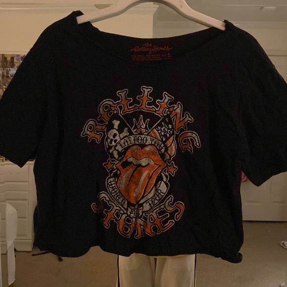 Cropped Rolling Stones top - Picture 1 of 2